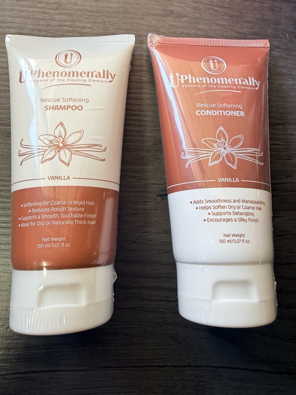 NFINITY Vanilla Rescue Softening Shampoo & Conditioner - White and Copper